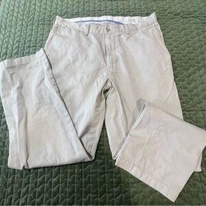 Polo Ralph Lauren Mens Flat‎ Front Khaki Pants Slacks Size 35/32 Classic Fit